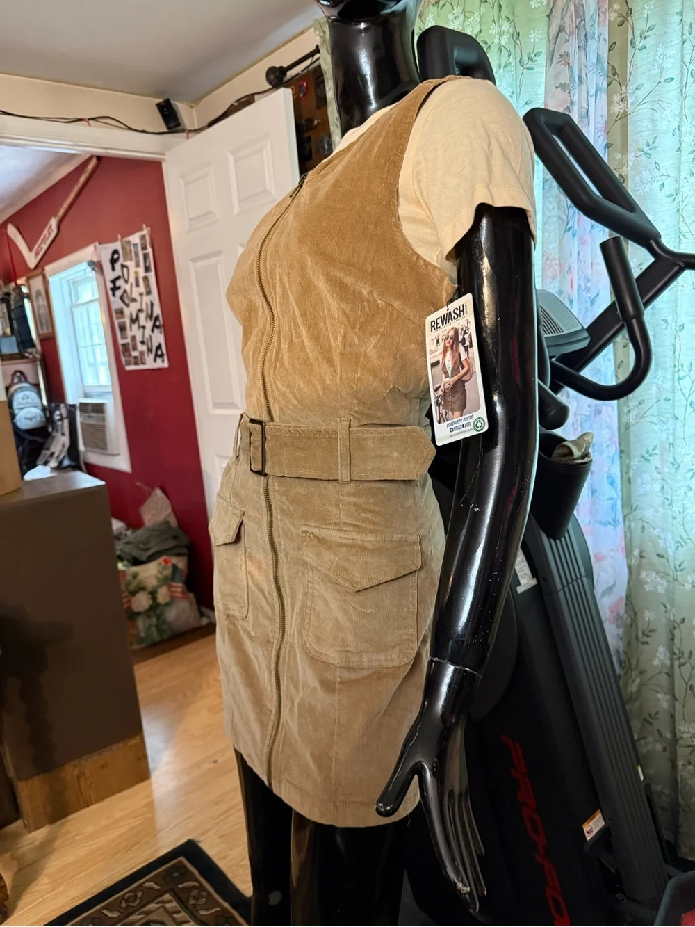 Rewash corduroy mini